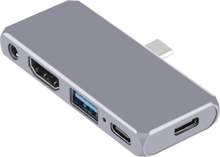 Immagine prodotto JTI USB-C multiporta - HDMI, USB-C, USB-3.0, 3,5 mm (USB-C, 5 porte)