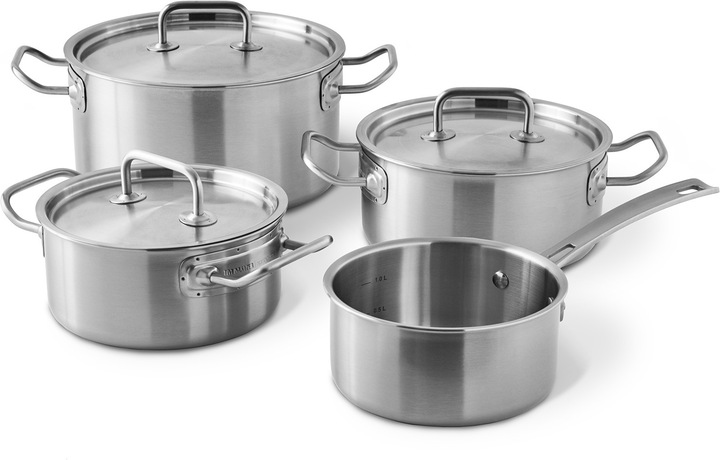 Springlane Saucepan set stainless steel 4 pcs. (Pan set + pot set)