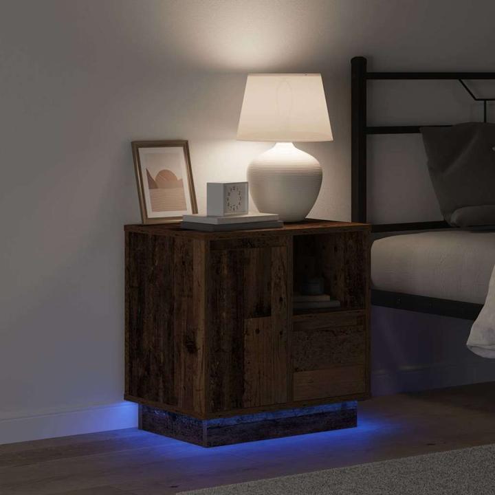Actual product image vidaXL Bedside table (50 x 34.5 x 50 cm)