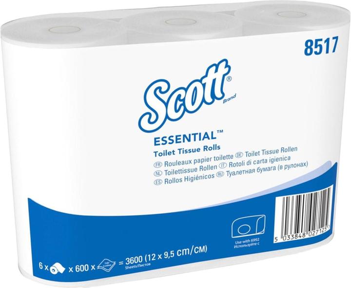 Actual product image Kimberly-Clark Toilet paper Kimberly Clark SCOTT® Toilet Tissue Rolls 2 Ply, 6 bags x 6 small rolls x 600 (36 pcs.)