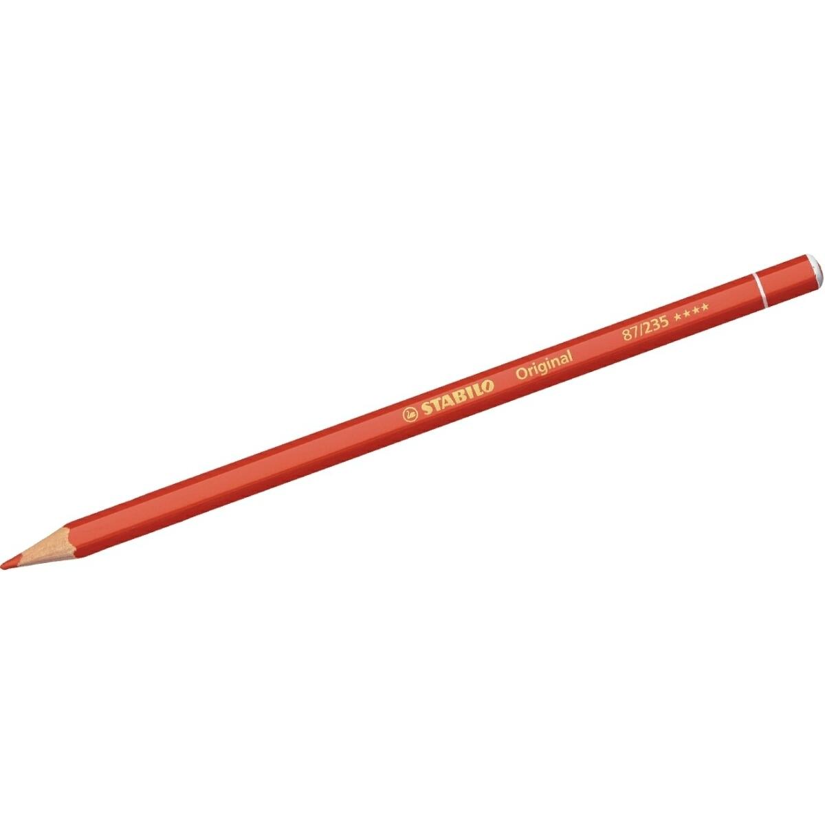 STABILO Premium coloured pencil Original pack of 12 orange red
