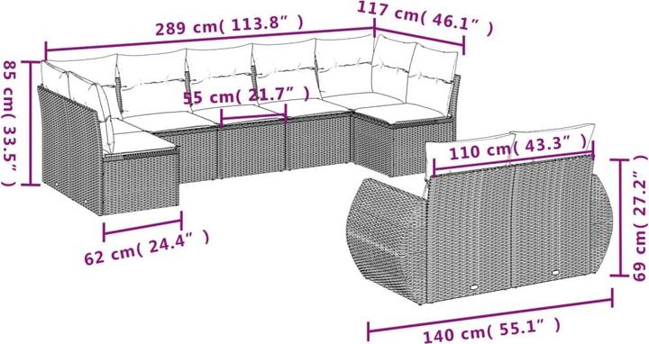 Produktbild vidaXL Sloan
