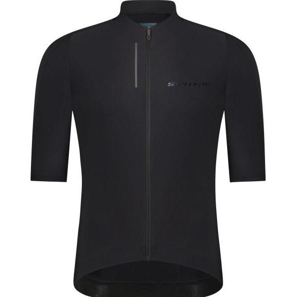 Shimano, Velotrikot, S-Phyre Short Sleeve Thermal Jersey Black XXL (XXL), Schwarz, XXL