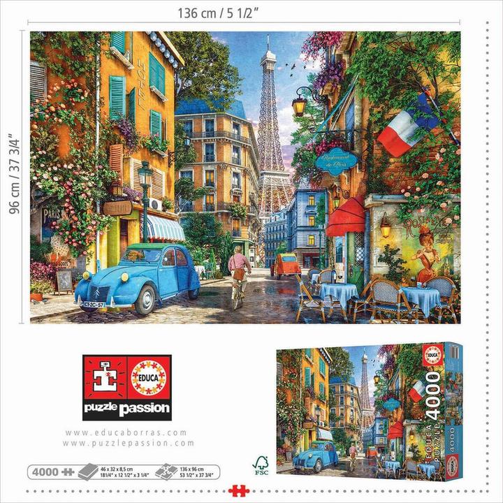 Immagine prodotto Educa Parigi città vecchia 4000 pezzi puzzle (4000 pezzi)