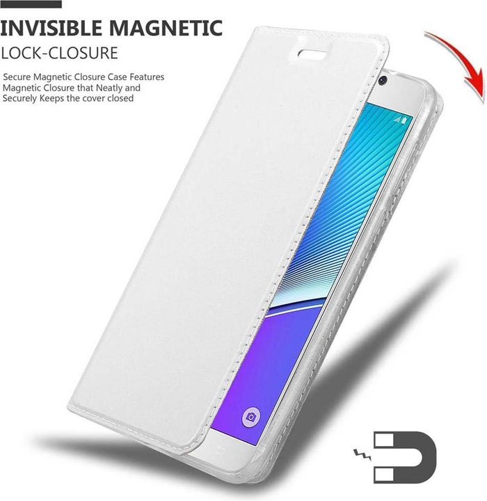 Actual product image Cadorabo Book Classy Style Cover (Samsung Galaxy Note 5)