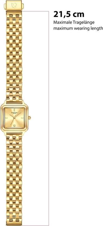 Actual product image Glanzstücke München Damen Quarzuhr gelbgold Edelstahl gelbgold - 38026 (25 mm)