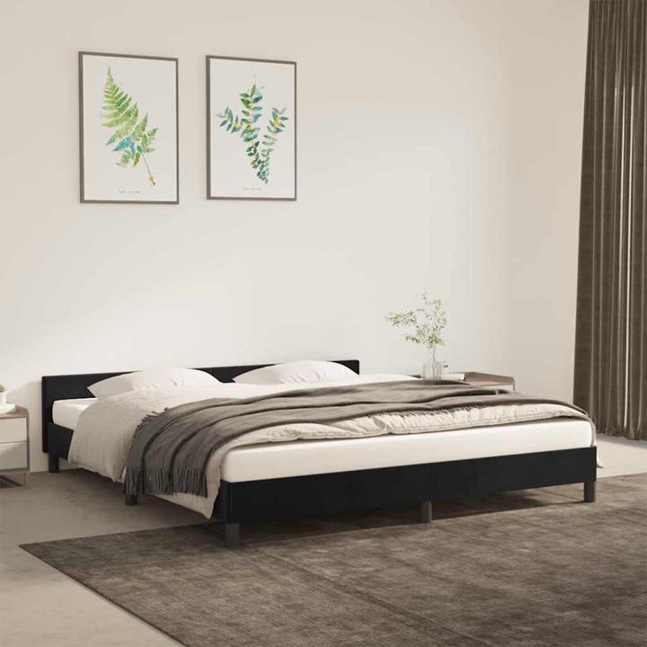 Image du produit vidaXL Bettgestell mit Kopfteil (180 x 200 cm)