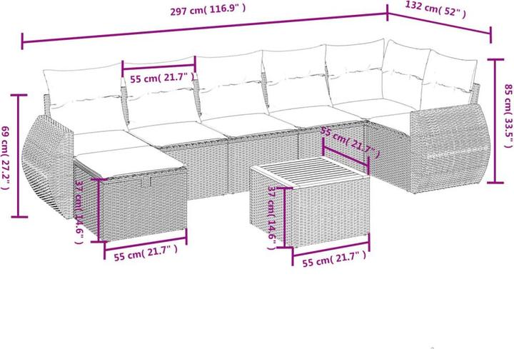 Produktbild vidaXL Magdalena