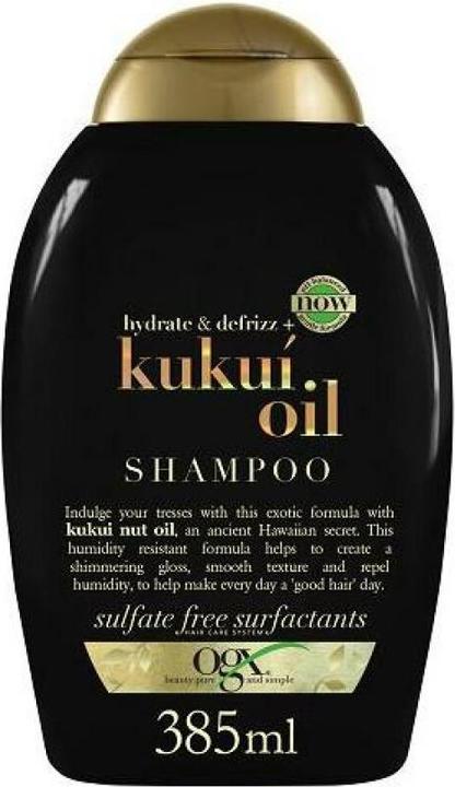 Ogx Moisturizing shampoo against creepy kukui oil 385 ml (385 ml, Liquid shampoo)