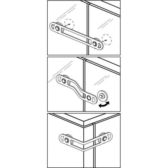 Thumbnail - Hartig & Helling, Kindersicherung, Universalriegel BS 817