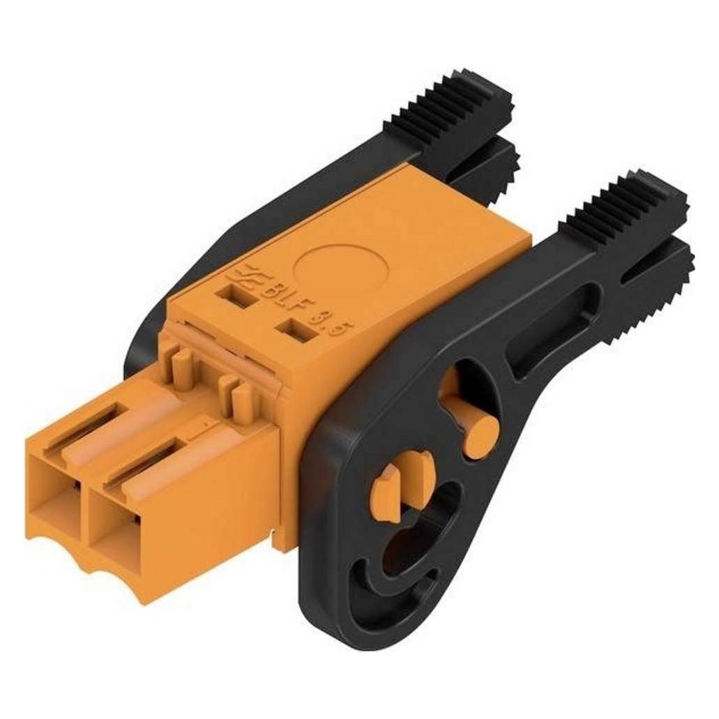 Weidmüller Stiftbehuizing kabel BL/SL Totaal aantal polen 2 Steek: 3,50mm 2459950000 132st., Kabels + Stekkers, Oranje