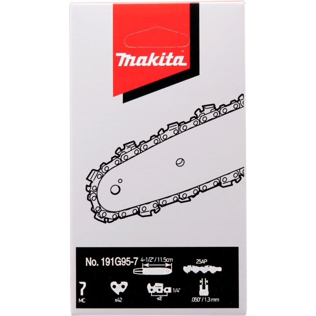Thumbnail - Makita, Zubehör Gartenmaschinen, 191G95-7 Sägekette 11.5cm 1.3mm 1/4 HM (Kettensäge, Sägekette)