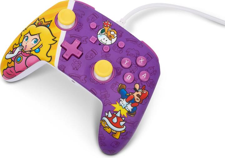 Immagine prodotto PowerA Enhanced Wired Controller - Princess Peach Battle (Switch, Switch OLED)