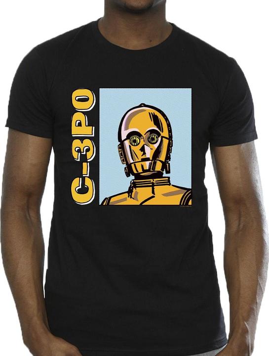 Image du produit Star Wars - T-shirt C3PO LINE ART - Homme (XXL)