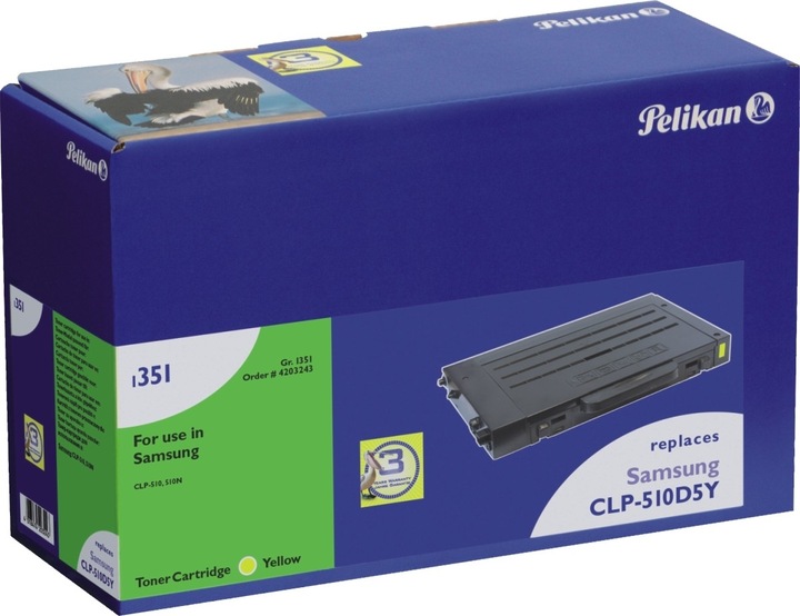 Actual product image Pelikan Clp-510d5y (Y)