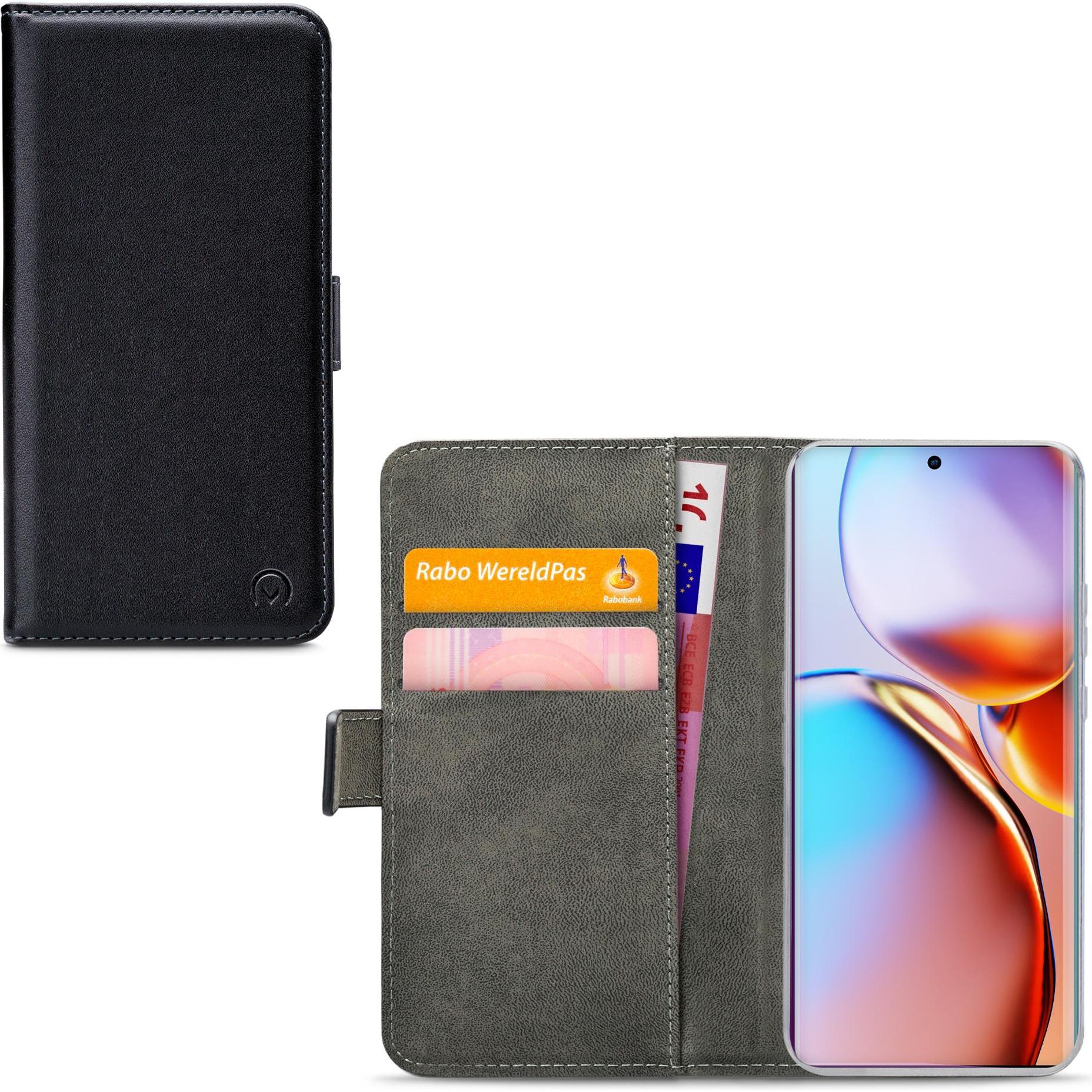 Thumbnail - Mobilize Klassische Gelly-Geldbörse (Motorola Edge 40 Pro), Smartphone Hülle, Schwarz