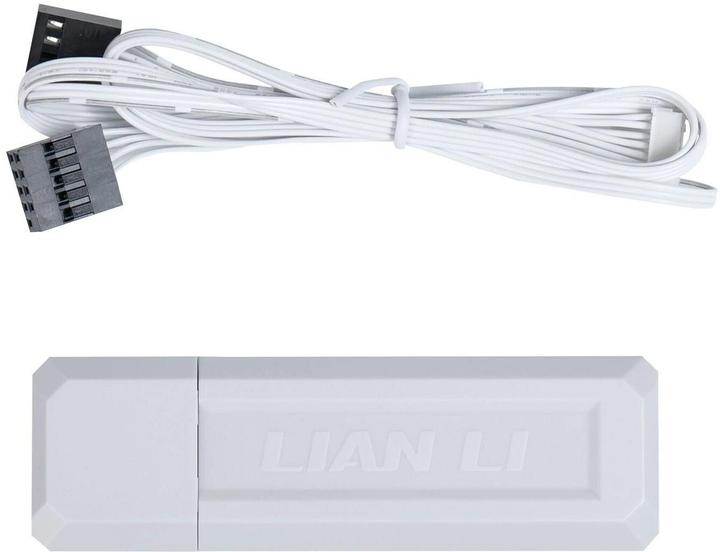 Produktbild Lian-Li UNI FAN SL Wireless ARGB PWM Lüfter, 3er-Pack inkl. Controller - Reverse Blade, 120 mm, weiss (120 mm, 3 x)