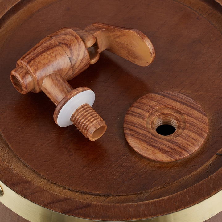 Image du produit Relaxdays Tonneau en bois
