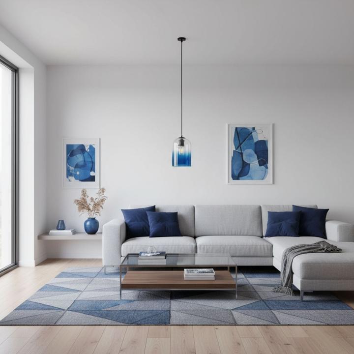 Actual product image Hermex Skandinavische Glas-Hängelampe Pendelleuchte Deckenleuchte Deckenlampe (E27)