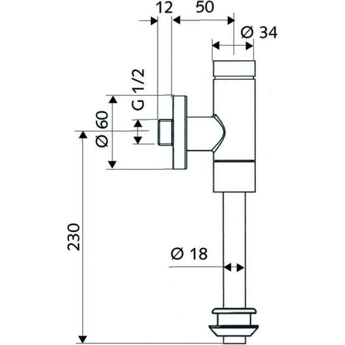 Thumbnail - Schell, Zubehör Sanitärinstallation, Schelomat Basic DN15 urinal drain