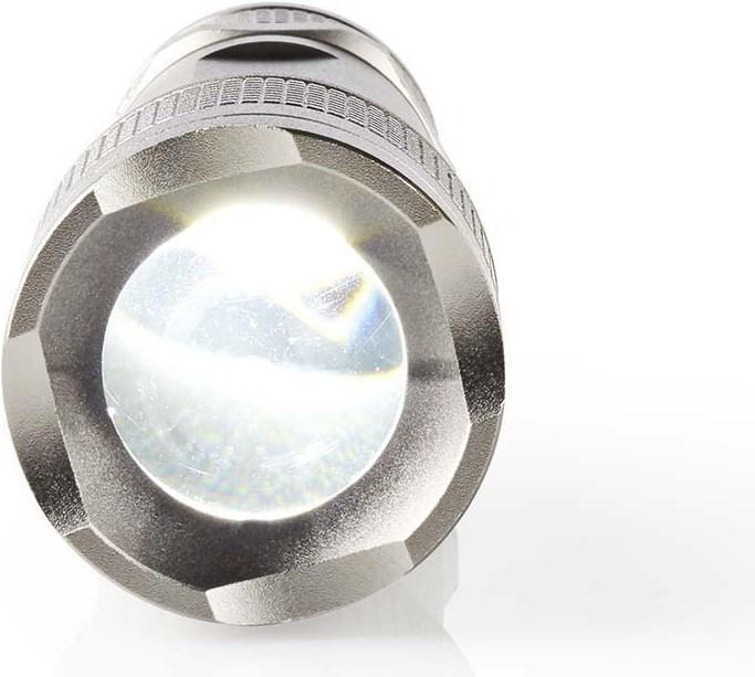 Image du produit Nedis Lampe de poche LED, Premium, 330lm - argenté (3.40 cm, 330 lm)