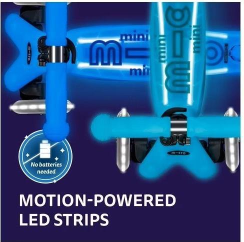 Image du produit Micro Scooter Mini Deluxe Glow Plus LED bleu