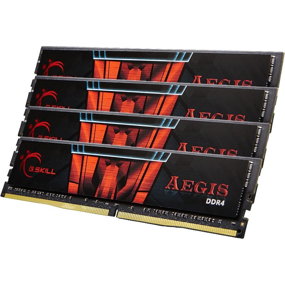 G.Skill Aegis (4 x 16GB, 2400 MHz, DDR4-RAM, DIMM), RAM, Schwarz
