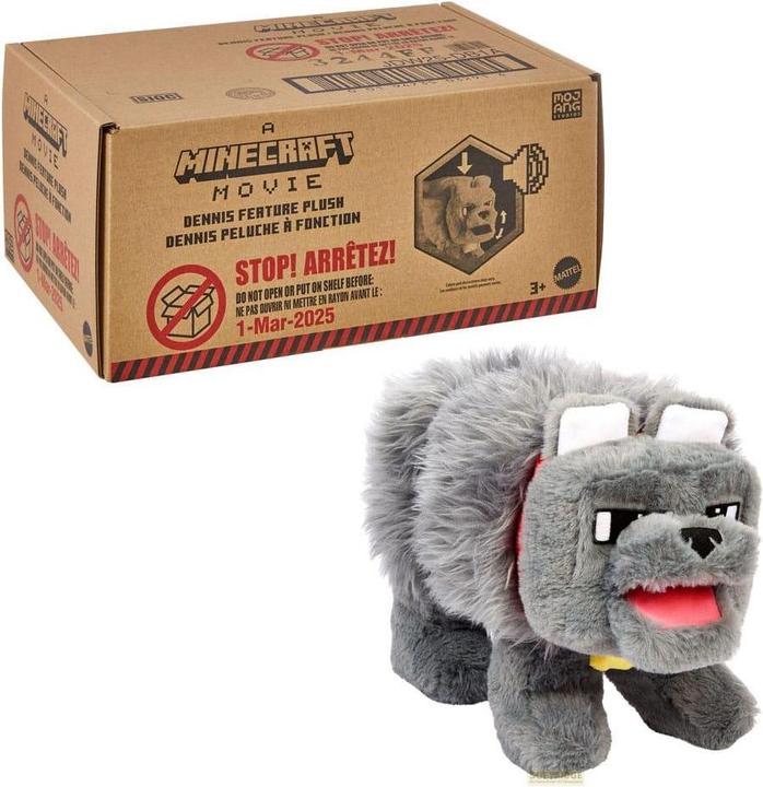 Actual product image Minecraft Dennis the Wolf (24.10 cm)