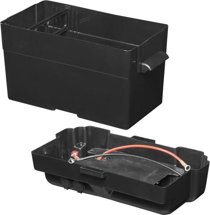 Image du produit ProPlus Boîte à piles 35x18x20cm 2x USB - 1x prise 12V - voltmètre (12 V)