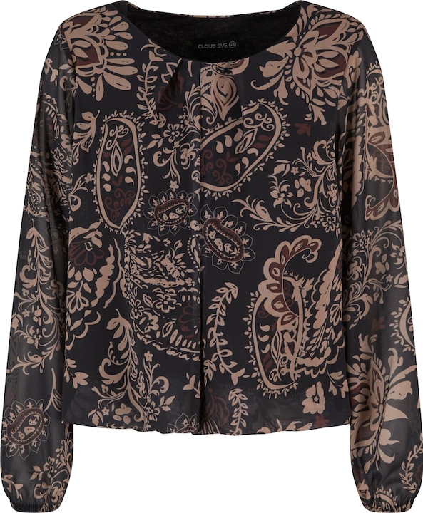 Immagine prodotto Cloud 5ive Cloud5ive camicetta da donna in chiffon con stampa di ornamenti - 131273 (S)