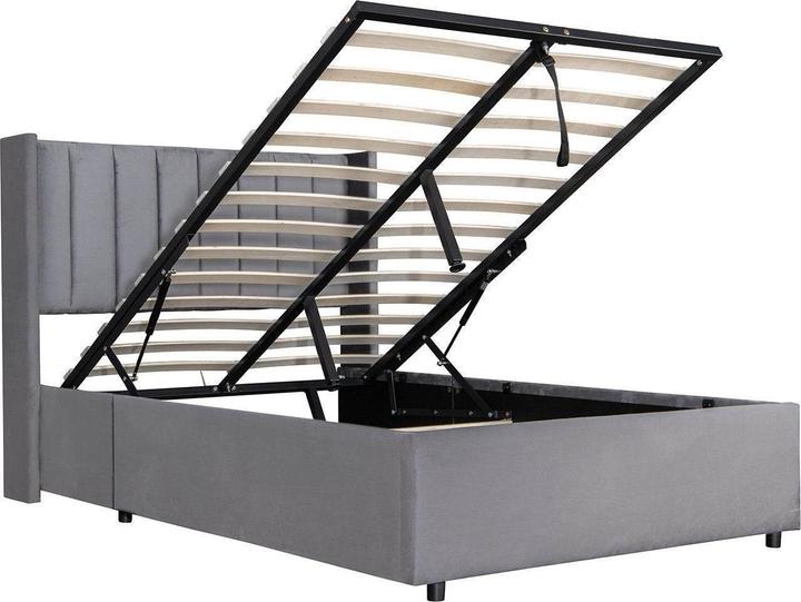 Image du produit Juskys Lit rembourré Savona (120 x 200 cm)