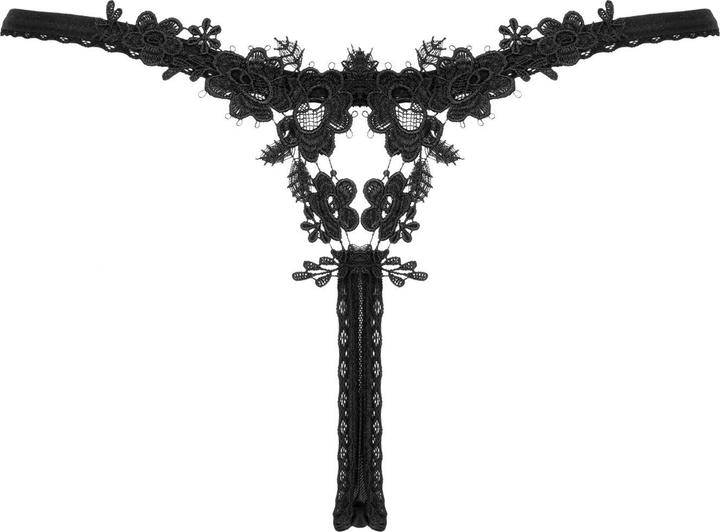 Productafbeelding Obsessive Celia Noir String Xs/S (XS, S)