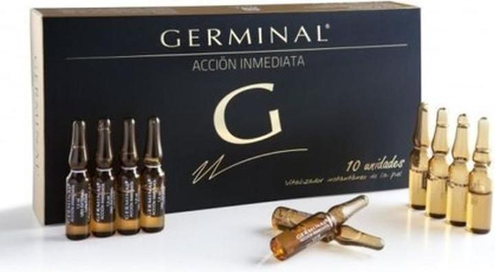 Actual product image Germinal Immediate action ampoules 10x1 5ml (15 ml)