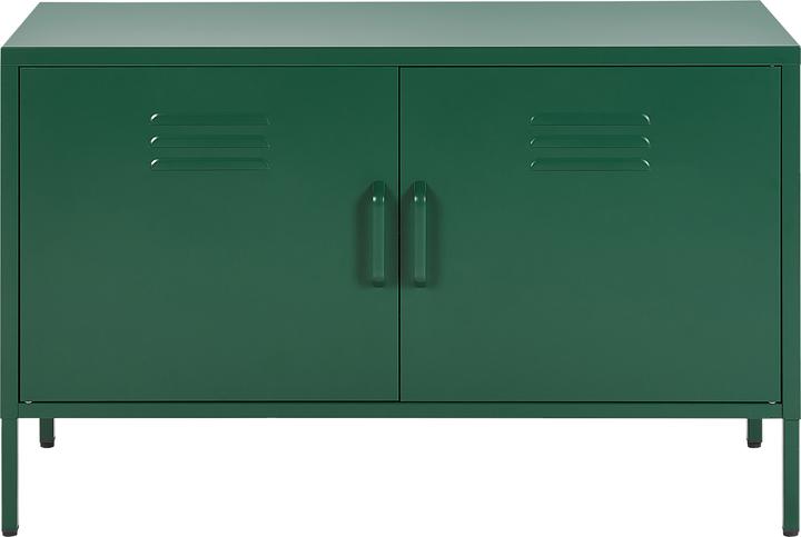 Image du produit Beliani Buffet vert 2 portes URIA (100 x 40 x 65 cm)