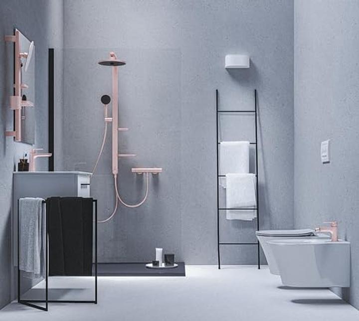 Actual product image Ideal Standard Cerafine O H120 basin mixer with push-open 125 mm projection