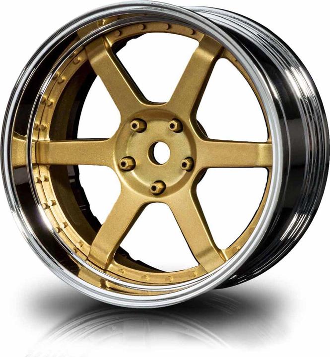 Actual product image MST drift rim 106 silver-gold 4pcs.