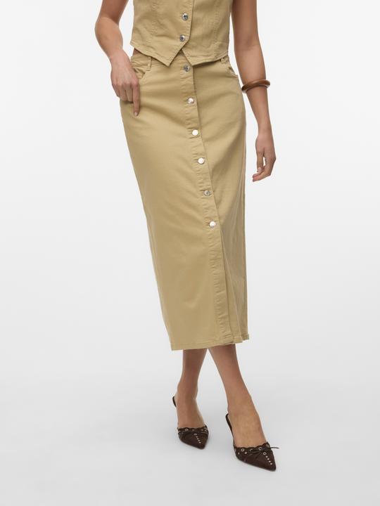 Produktbild Vero Moda VMWILD Hohe Taille Langer Rock Jeansrock (XL)