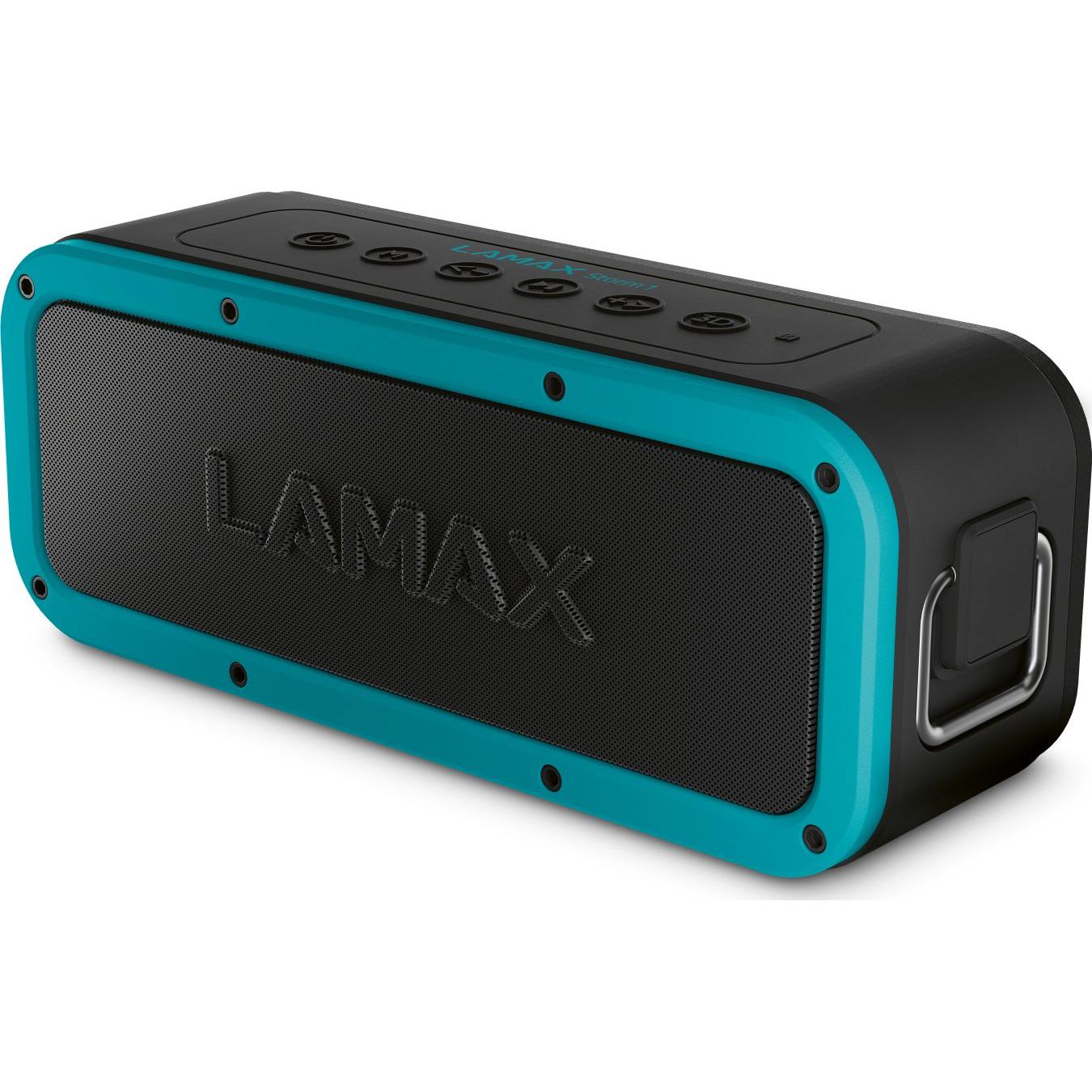 Lamax STORM1 Tragbarer Lautsprecher 40 W Tragbarer Stereo-Lautsprecher Schwarz (15 h, Stromversorgung über USB), Bluetoo...