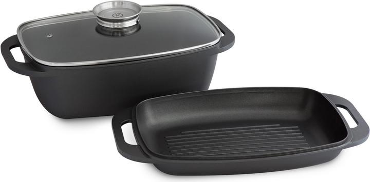 Image du produit Kitchen Crew Cocotte en fonte d'aluminium (Cocotte + faitout, 43 x 12 cm)