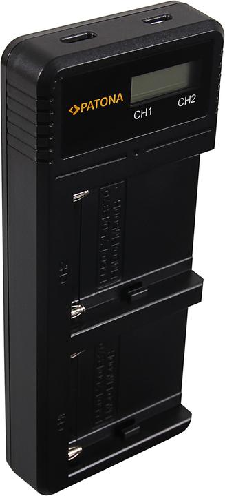 Patona Dual LCD Charger (Kamera Akku Ladegerät)