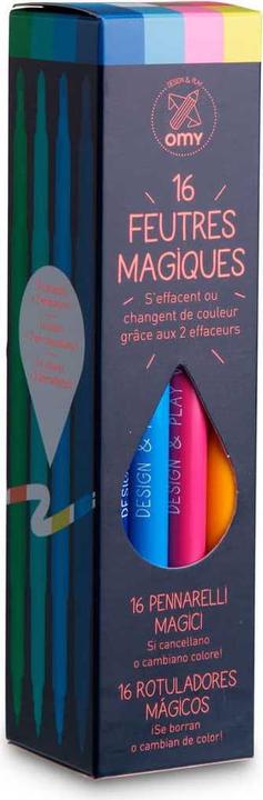 Actual product image OMY Magic felt pens (Multicoloured, 16 x)