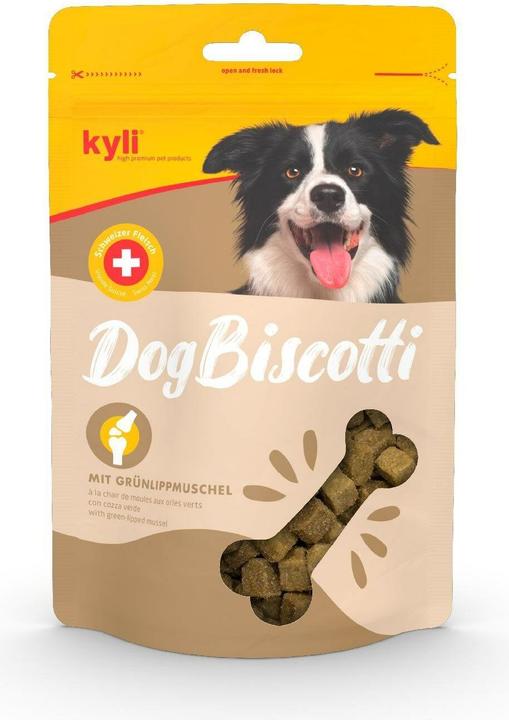 Produktbild Kyli DogBiscotti mit Grünlippmuschel (Senior, Adult, Welpe + Kitten, 1 Stk., 210 g)