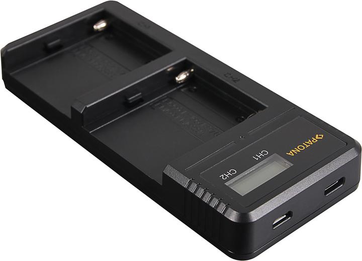 Produktbild Patona Dual LCD Charger (Kamera Akku Ladegerät)