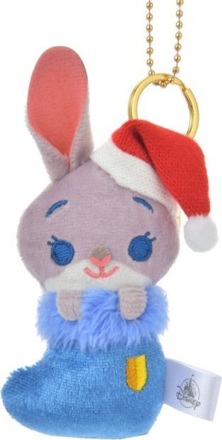 Actual product image Disney Judy Hopps Christmas sock key ring