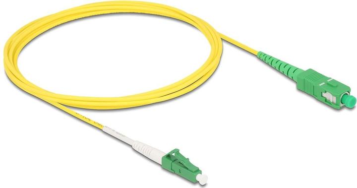 Image du produit Delock 83861 - Câble fibre optique LC-APC vers SC-APC Simplex monomode OS2 2 m (2 m)