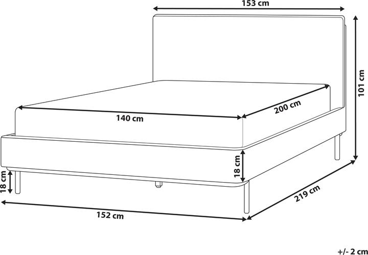Actual product image Beliani Corio (140 x 200 cm)