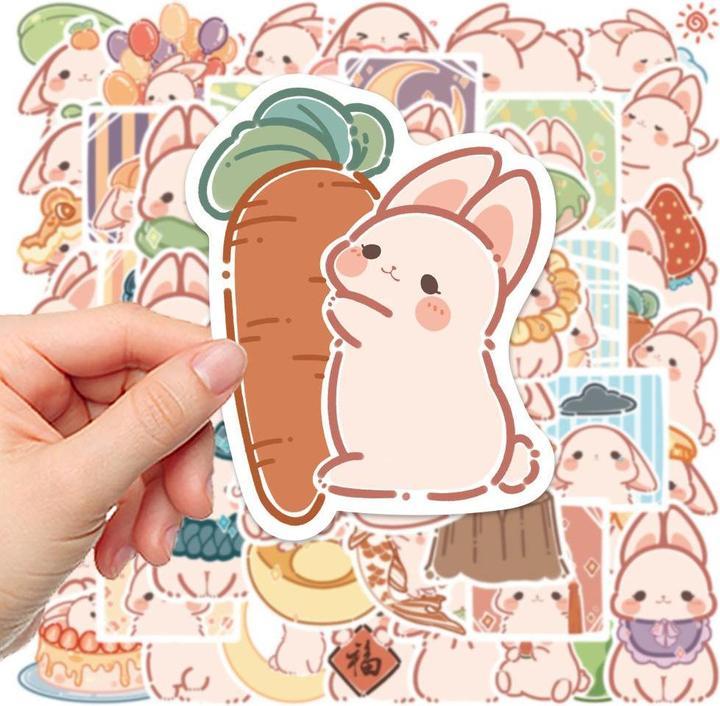 Actual product image JTI Stickers - cute animals - 50 pcs