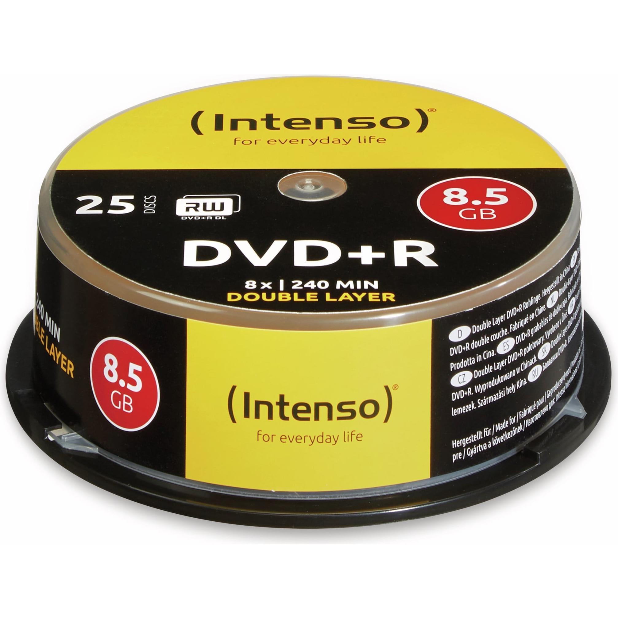 Intenso DVD+R Cake Box (25 x), Optischer Datenträger