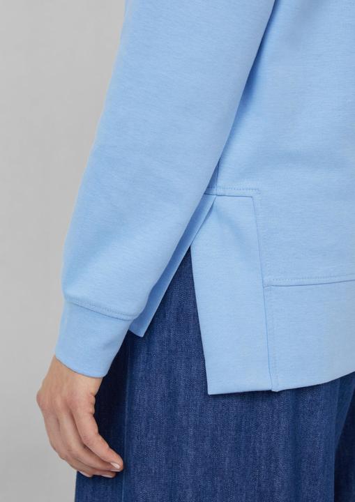 Produktbild s.Oliver Sweatshirt Sweatshirt im Relaxed Fit mit Seitenschlitz (36)