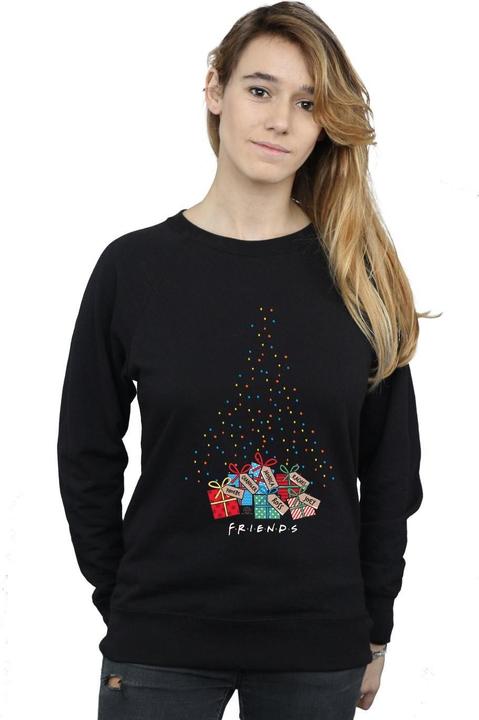 Actual product image Friends Womens/Ladies Christmas Tree Lights Sweatshirt (XL)